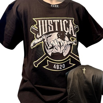 T-Shirt Justiça noir ou blanc